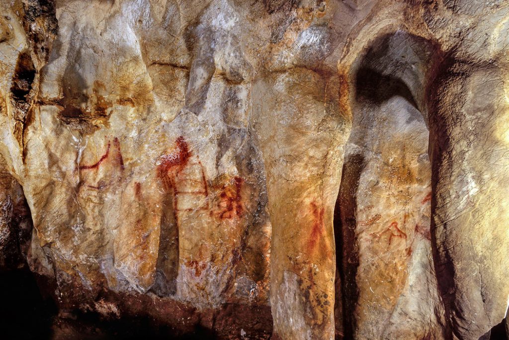 Pinturas realizadas por los neandertales