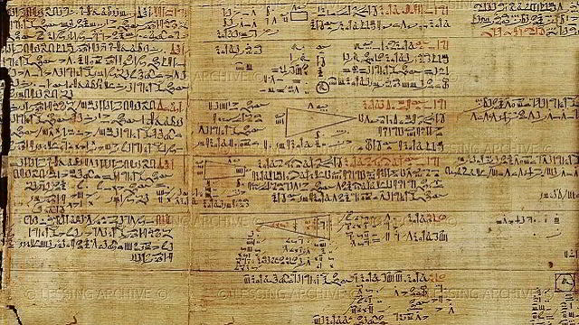 Papiro Matemático de Rhind.
