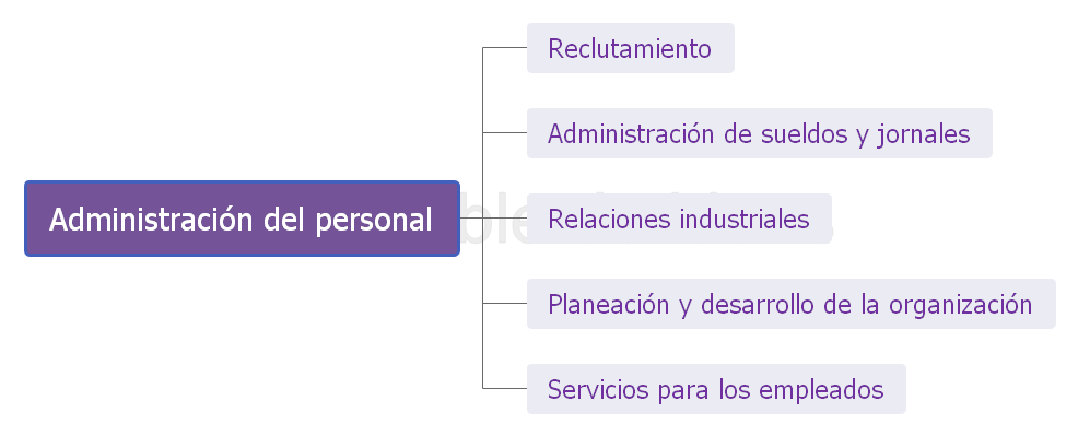 Áreas típicas de una empresa
modelo acme