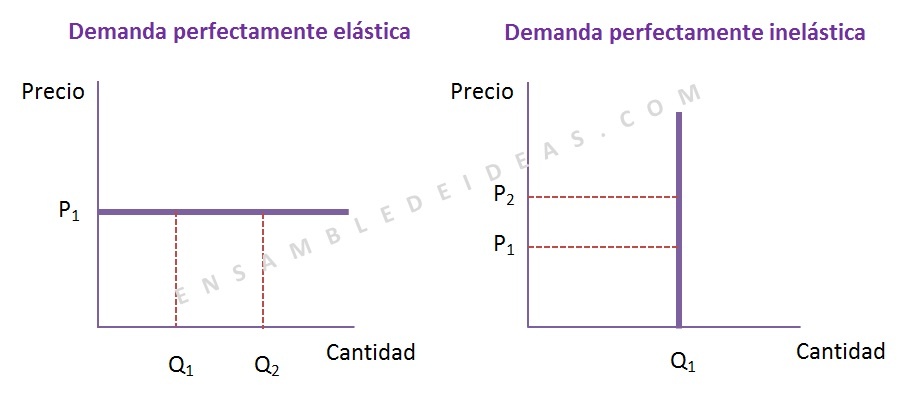 Elasticidad perfectamente elastica
Elasticidad perfectamente inelastica
elasticidad de la demanda