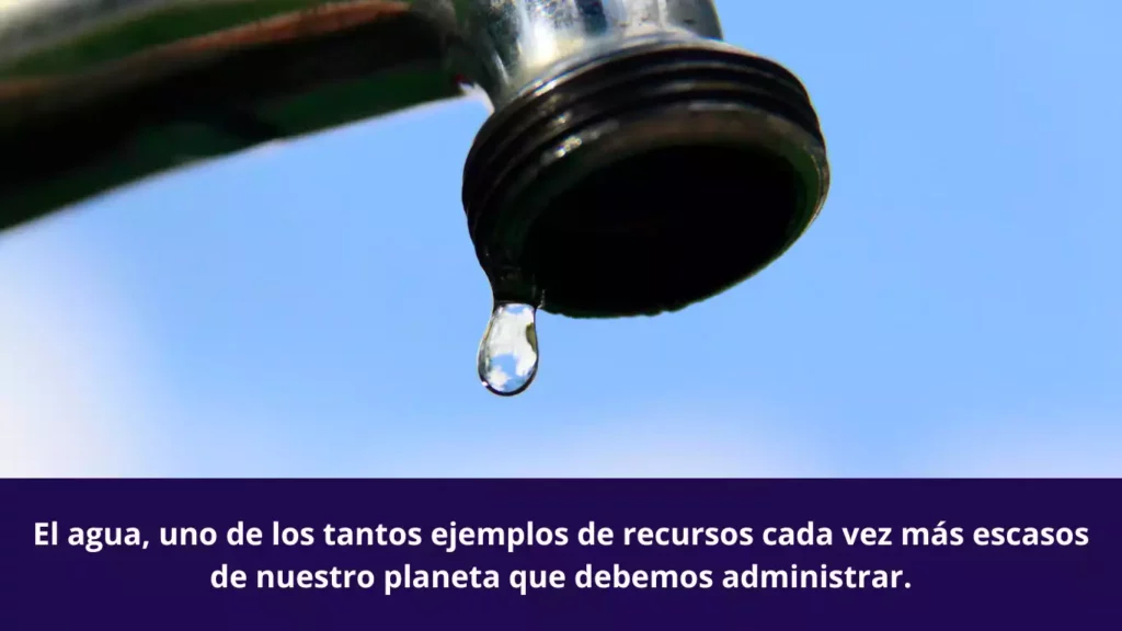 escasez de agua. un recurso que hay que cuidar