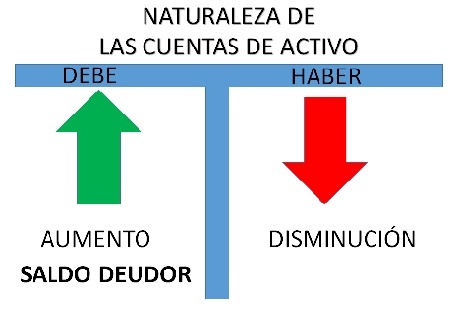 Naturaleza de las cuentas de Activo